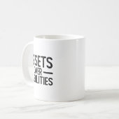 Ets Over Liabilities _ Funny Accountant _ Motivati Kaffeetasse (Vorderseite Links)