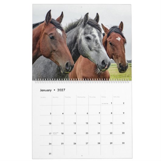 Etsy_Calender (Pferd) Kalender (Jan 2027)
