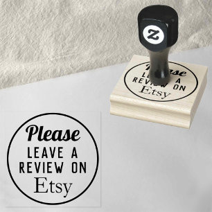 Etsy Crafting Review Gummistempel