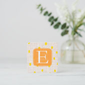 ETSY QUADRATISCHE VISITENKARTE (Stehend Vorderseite)