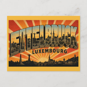 Ettelbruck Luxemburg Gedenkstätte Postkarte