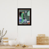 Ettore Tito Pochoir Poster (Küche)