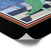 Ettore Tito Pochoir Poster (Ecke)