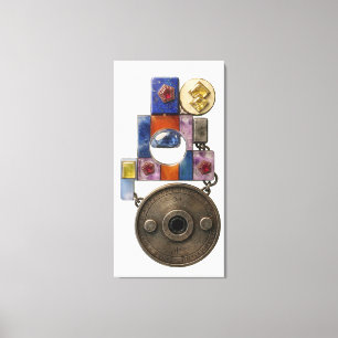 Etüde 14: Chronograph. Der Wächter der Zeit. Leinwanddruck