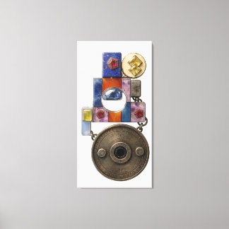 Etüde 14: Chronograph. Der Wächter der Zeit. Leinwanddruck