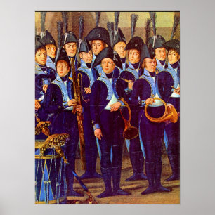 etwa 1800 europäische Militärmusiker Poster