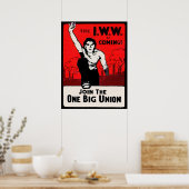 Etwa 1905 kommt die IWW Poster (Küche)