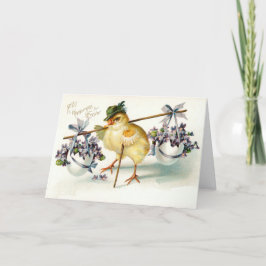 Etwa 1910 Vintage Osterkarte Feiertagskarte