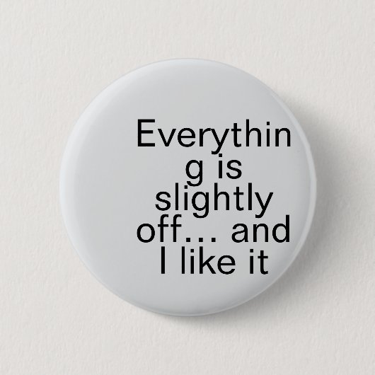 etwas abseits surrealistisch, modern surrealistisc button (Vorderseite)