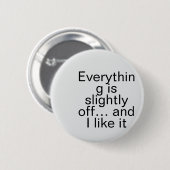 etwas abseits surrealistisch, modern surrealistisc button (Vorne & Hinten)