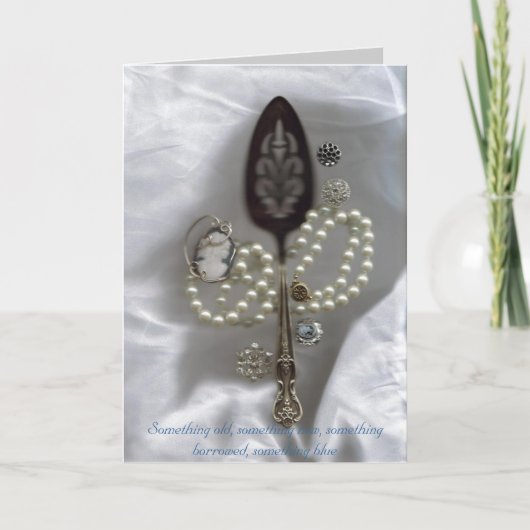 Etwas alt, etwas neu,… dankeskarte (Vorderseite)