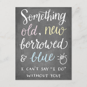 Etwas Altes Bridesmaid Einladung