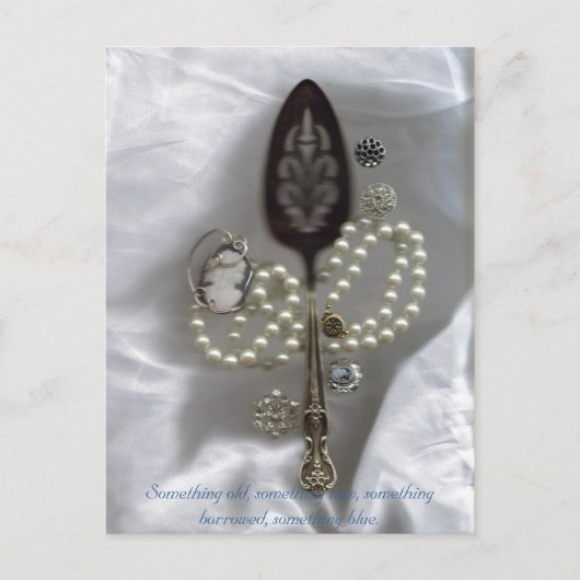 Etwas Altes, etwas Neues, ... Postkarte (Vorderseite)