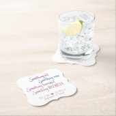 Etwas Altes Neugeborenes Braut Gastgeschenk Hochze Untersetzer (Vor Ort)