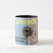 Etwas außerhalb der Tasse des Kaffees (Zentrum)