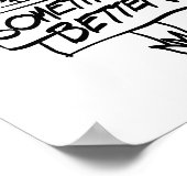 Etwas besseres Gespür Poster (Ecke)