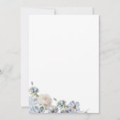 Etwas Blau bevor "I Do"-Brautparty einladen Einladung (Rückseite)