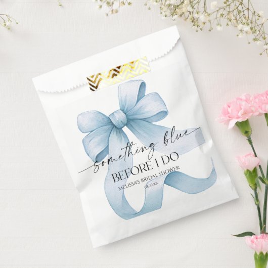 Etwas Blau bevor ich Blue Bow Brautparty mache Geschenktütchen (Versiegelt)