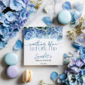 Etwas Blau bevor ich Blue Hydrangea Bridal Serviette
