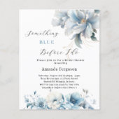 Etwas Blau bevor ich Blumendusche mache (Vorderseite)