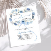 Etwas Blau bevor ich Blumendusche mache