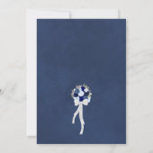 Etwas Blau bevor ich Boho Brautparty mache Einladung (Rückseite)