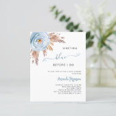 Etwas Blau bevor ich Boho Bridal Dusche tue (Stehend Vorderseite)