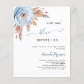 Etwas Blau bevor ich Boho Bridal Dusche tue (Vorderseite)