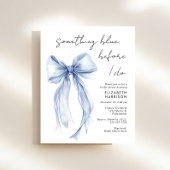 Etwas Blau, bevor ich Brautparty einladen