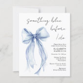 Etwas Blau, bevor ich Brautparty einladen (Vorderseite)