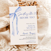 Etwas Blau, bevor ich Brautparty einladen Einladung