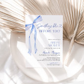 Etwas Blau, bevor ich Brautparty einladen Einladung