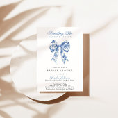 Etwas Blau, bevor ich Brautparty einladen Einladung