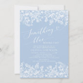 Etwas Blau, bevor ich Brautparty einladen Einladung (Vorderseite)
