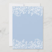 Etwas Blau, bevor ich Brautparty einladen Einladung (Rückseite)