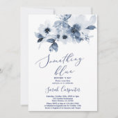 Etwas Blau, bevor ich Brautparty Invitati tun Einladung (Vorderseite)