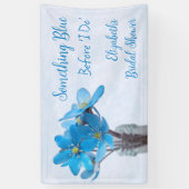 Etwas Blau, bevor ich Brautparty mache Banner (Vertikal)