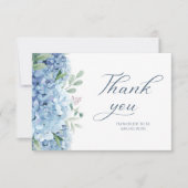 Etwas Blau, bevor ich Brautparty mache Dankeskarte (Vorderseite)
