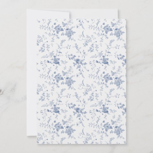 Etwas Blau, bevor ich Brautparty mache Einladung (Rückseite)