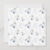 Etwas Blau, bevor ich Brautparty mache Einladung (Rückseite)