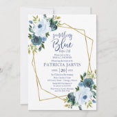 Etwas Blau, bevor ich Brautparty mache Einladung (Vorderseite)