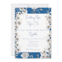 Etwas Blau, bevor ich Brautparty mache