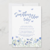 Etwas Blau, bevor ich Brautparty mache Einladung (Vorderseite)