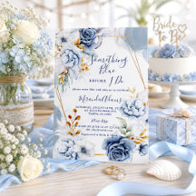 Etwas Blau, bevor ich Brautparty mache