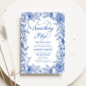 Etwas Blau, bevor ich Brautparty mache Einladung