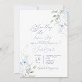 Etwas Blau, bevor ich Brautparty mache Einladung (Vorderseite)