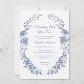 Etwas Blau, bevor ich Brautparty mache Einladung (Vorderseite)