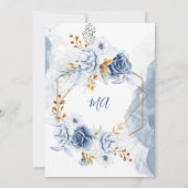 Etwas Blau, bevor ich Brautparty mache Einladung (Rückseite)