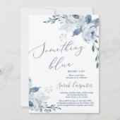 Etwas Blau, bevor ich Brautparty mache Einladung (Vorderseite)
