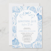 Etwas Blau, bevor ich Brautparty mache Einladung (Vorderseite)